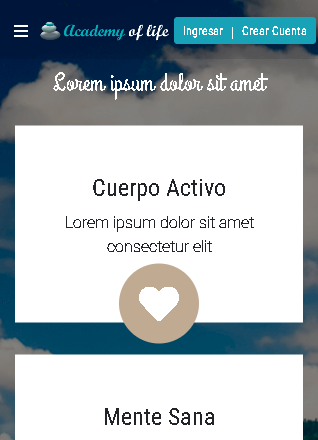 Landing page